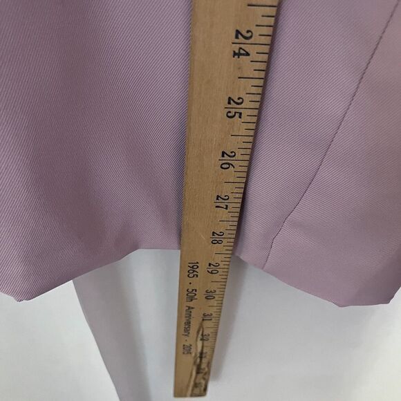 HYFVE Blazer Women Size L Pastel Purple Long Line One Button - Picture 8 of 8